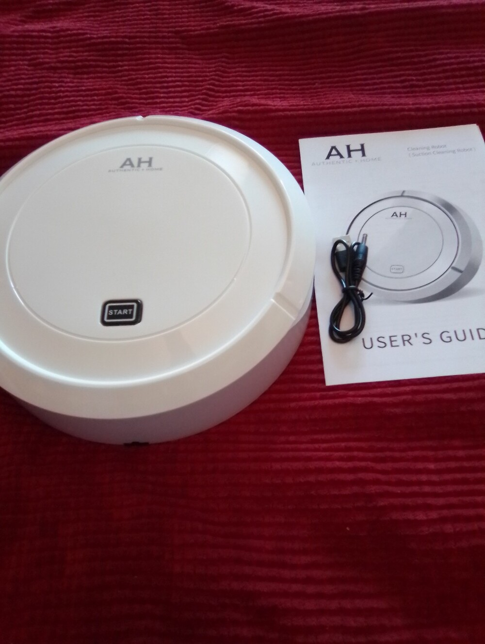 AH Authentic Home Robot Vacuum - White